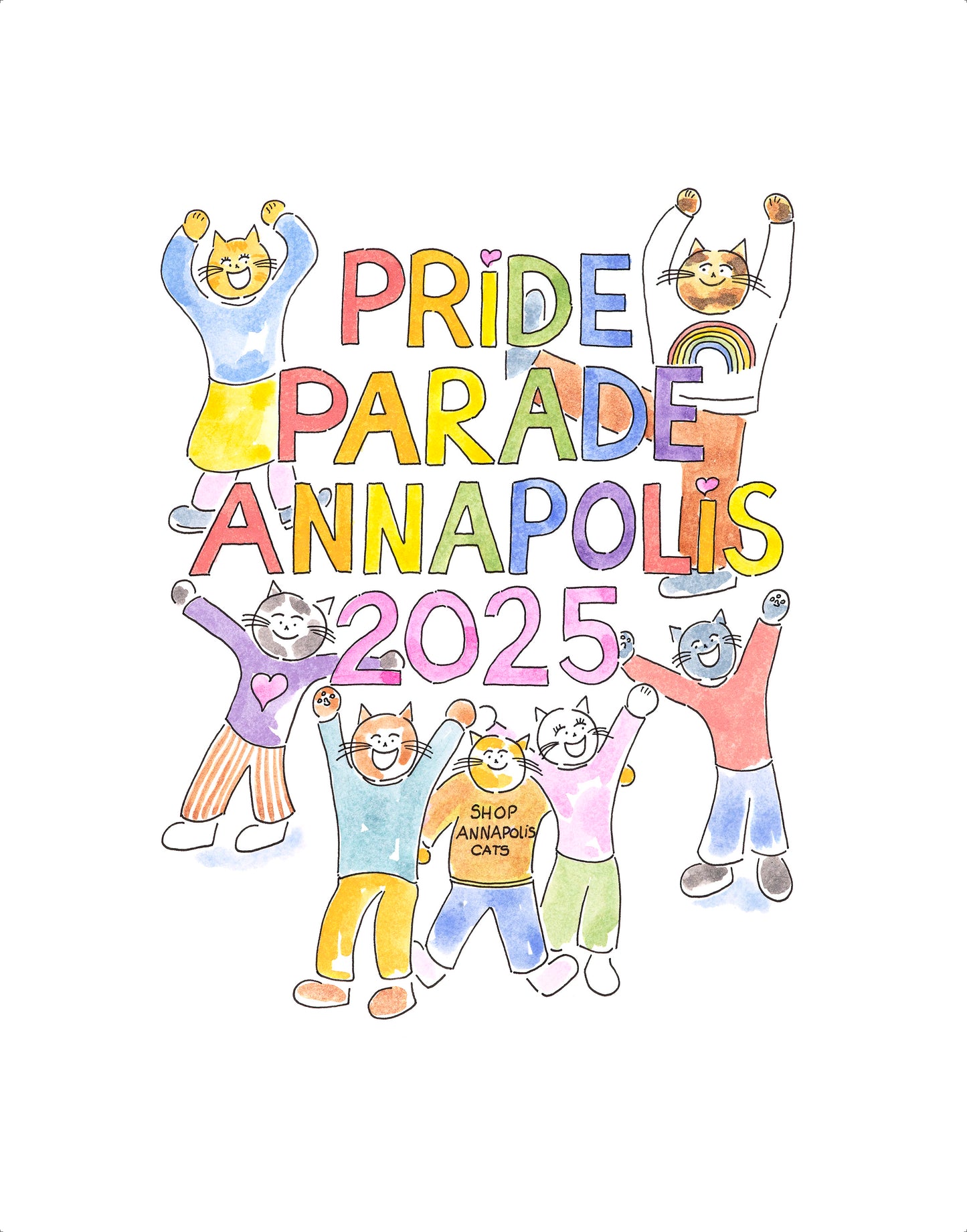 Art Print - Pride Parade Annapolis 2025