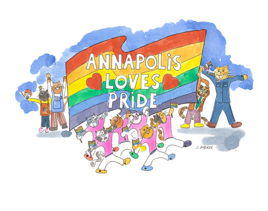 Shop Annapolis Cats Card - Annapolis Loves Pride